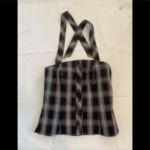 White House Black Market Halter Style Bustier Top Size 8